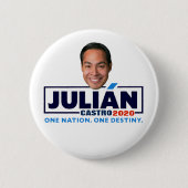 Julian Castro 2020 Ronde Button 5,7 Cm (Voorkant)