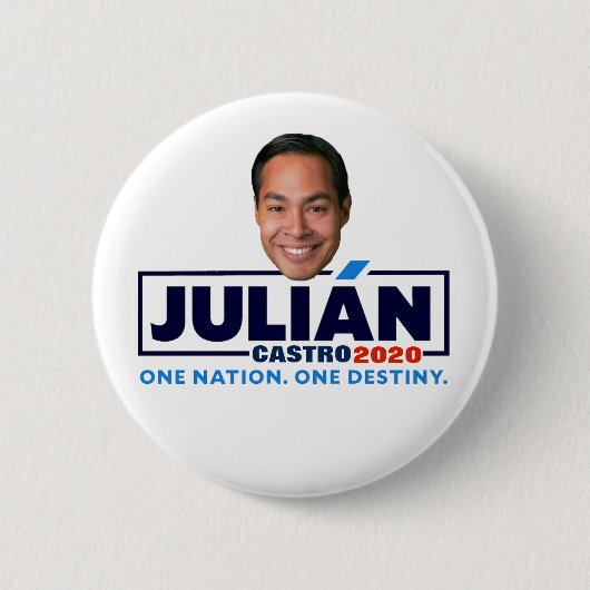 Julian Castro 2020 Ronde Button 5,7 Cm (Voorkant)