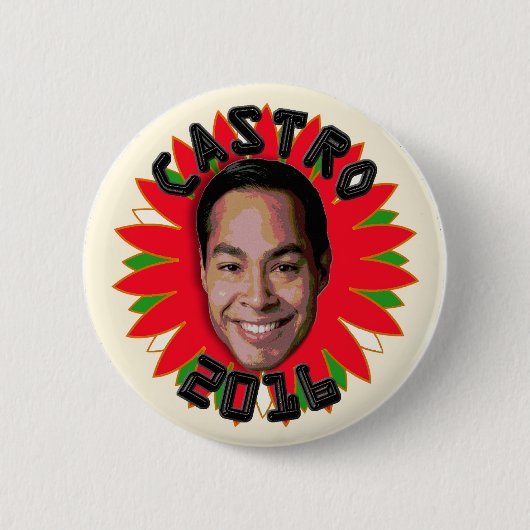 Julian Castro Ronde Button 5,7 Cm (Voorkant)