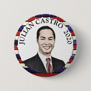 Julian Castro voor President 2020 Verkiezingsonder Ronde Button 5,7 Cm