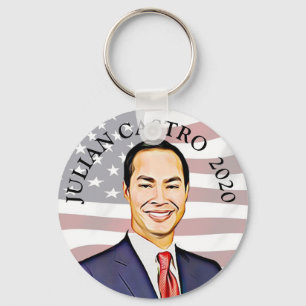 Julian Castro voor President 2020 Verkiezingsonder Sleutelhanger