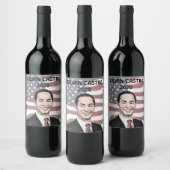 Julian Castro voor President 2020 Wijn Etiket (Flessen)