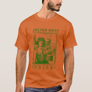 Julian Cope Fried Origineel Punksthetisch Ontwerp T-shirt