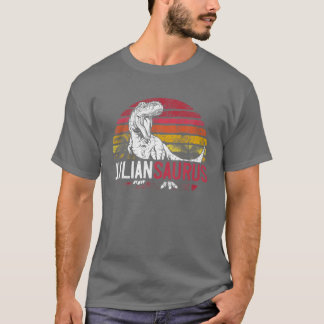 Julian Saurus Funny Personalized Dinosaur T Rex Na T-shirt