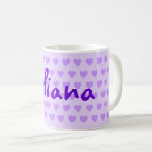 Juliana in het Paars Koffiemok (Voorkant rechts)