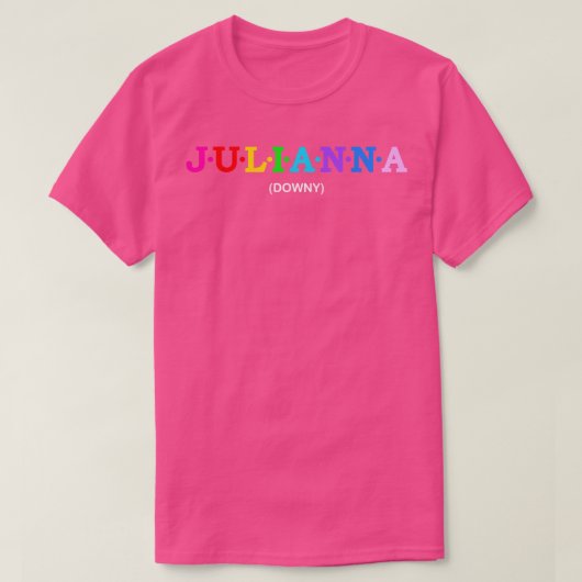 Julianna Downy T-shirt (Design voorkant)