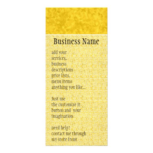 Julianna Rack Card Reclamekaart (Voorkant)