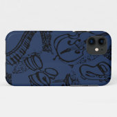 Julians iJazz Theme Case-Mate iPhone Case (Achterkant (horizontaal))
