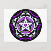 Julia's Crow Pentacle Briefkaart (Voorkant)