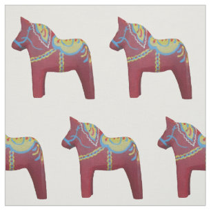 Julia's Dala Horse Fabric Stof
