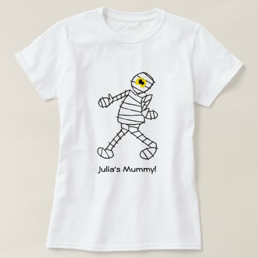Julia's Mummy T-shirt (Design voorkant)