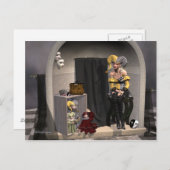 "Julia's puppet theater" - Briefkaart (Voorkant / Achterkant)