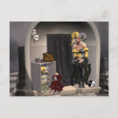 "Julia's puppet theater" - Briefkaart (Voorkant)