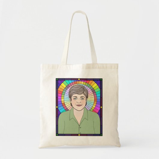 Julie Bindel Portrait Tote Bag (Voorkant)