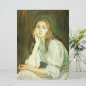 Julie Daydreaming (Prachtige Jonge Vrouw) Kaart (Staand voorkant)