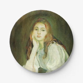 Julie Daydreaming (Prachtige Jonge Vrouw) Papieren Bordje