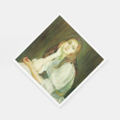 Julie Daydreaming (Prachtige Jonge Vrouw) Servet (Hoek)