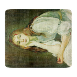 Julie Daydreaming (Prachtige Jonge Vrouw) Snijplank