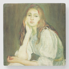 Julie Daydreaming (Prachtige Jonge Vrouw) Stenen Onderzetter