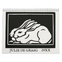 Julie de Graag Art Nouveau Woodcuts Aangepast jaar