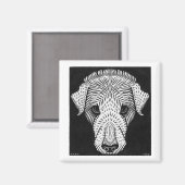 Julie de Graag Dog's Head Magneet (Voorkant / Achterkant)