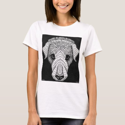 Julie de Graag Dog's Head T-shirt (Voorkant)