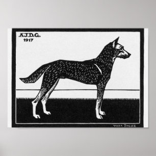 Julie de Graag Hond Poster
