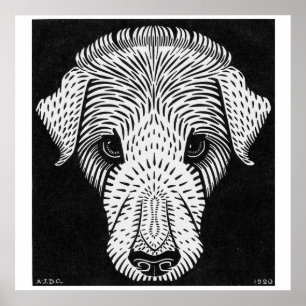 Julie de Graag Hondskop Poster
