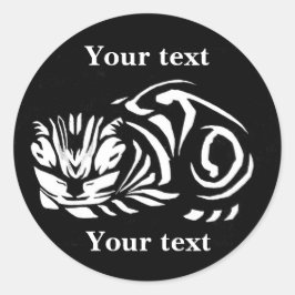 Julie de Graag Kat Ronde Sticker