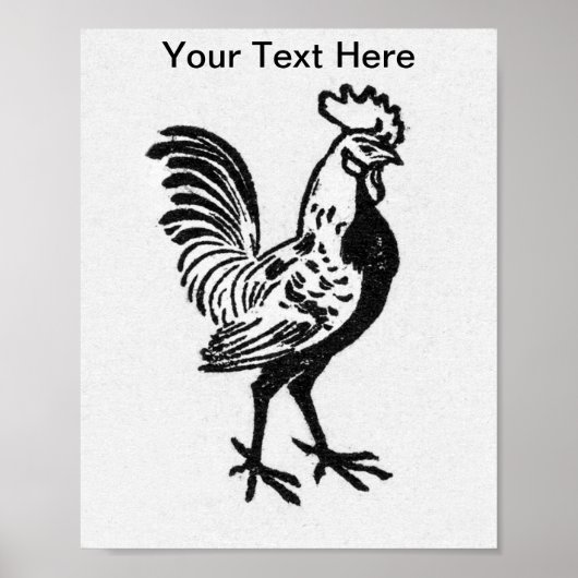Julie de Graag Rooster Poster (Voorkant)