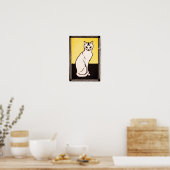 Julie de GraagSitting Cat Poster (Keuken)