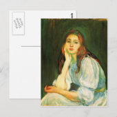Julie Dreaming beroemd gemaakt door Berthe Morisot Briefkaart (Voorkant / Achterkant)