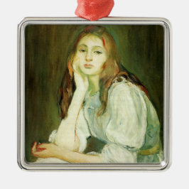 Julie Droomdromend (Mooi Jong Meisje) Metalen Ornament