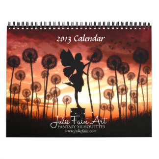 Julie Fain Fantasy Silhouettes Art Calendar Kalender