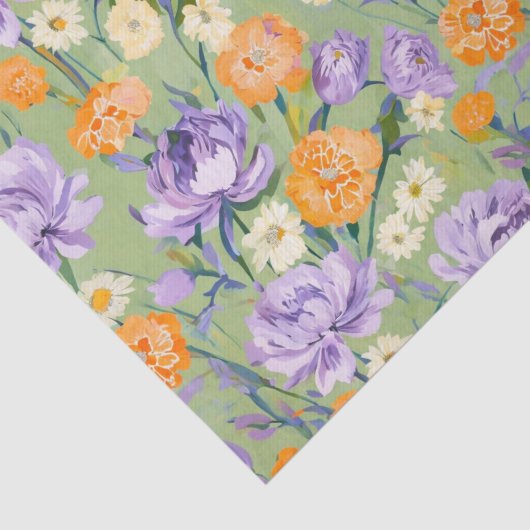 Julie Floral Tissuepapier (Detail)