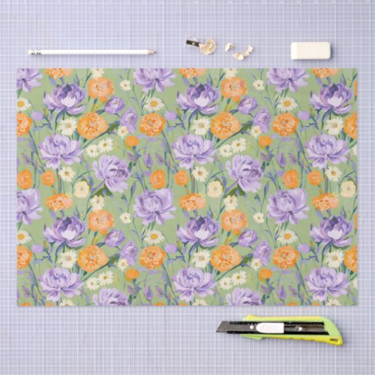 Julie Floral Tissuepapier (Craft)
