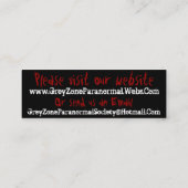 julie grijs zonekaart mini visitekaartje (Achterkant)