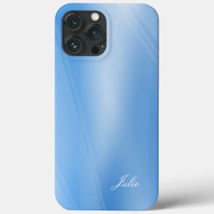 Julie - Jouw naam Sjabloon, prachtige blauwe schad Case-Mate iPhone Case