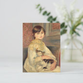 Julie Manet Cat Pierre-Auguste Renoir Briefkaart (Staand voorkant)
