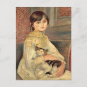 Julie Manet Cat Pierre-Auguste Renoir Briefkaart (Voorkant)