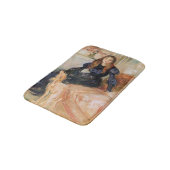Julie Manet en haar windhond (door Berthe Morisot) Badmat (Gekanteld)
