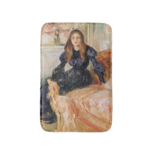 Julie Manet en haar windhond (door Berthe Morisot) Badmat