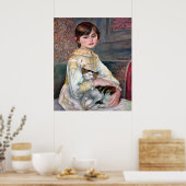 Julie Manet (kind met kat) Renoir Poster (Keuken)