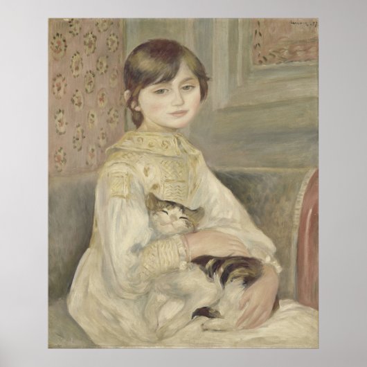 Julie Manet van Pierre-Auguste Renoir Poster (Voorkant)