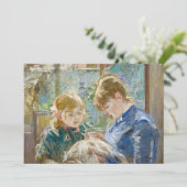 Julie met haar nanny | Berthe Morisot (Staand voorkant)
