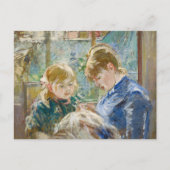 Julie met haar nanny | Berthe Morisot Briefkaart (Voorkant)
