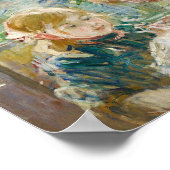 Julie met haar nanny | Berthe Morisot Poster (Hoek)