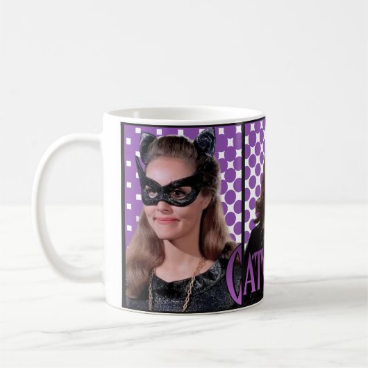 Julie Newmar Catwoman Koffiemok (Links)
