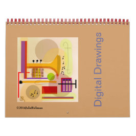 Julie Richman Digital Drawing Calendar Kalender