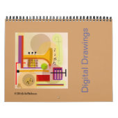 Julie Richman Digital Drawing Calendar Kalender (Hoes)